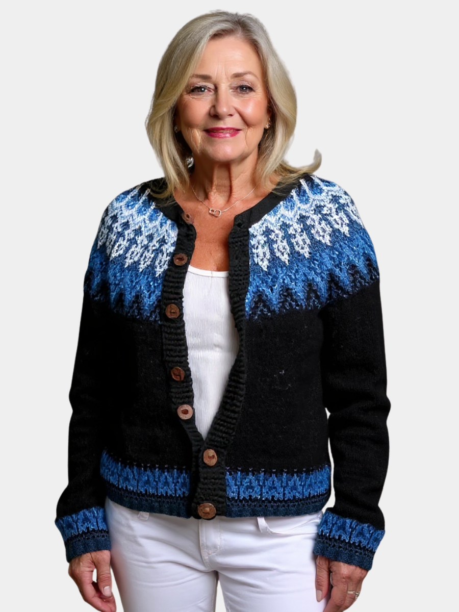 Montelle Paris™ | Gilet Islandais Vintage Emmy