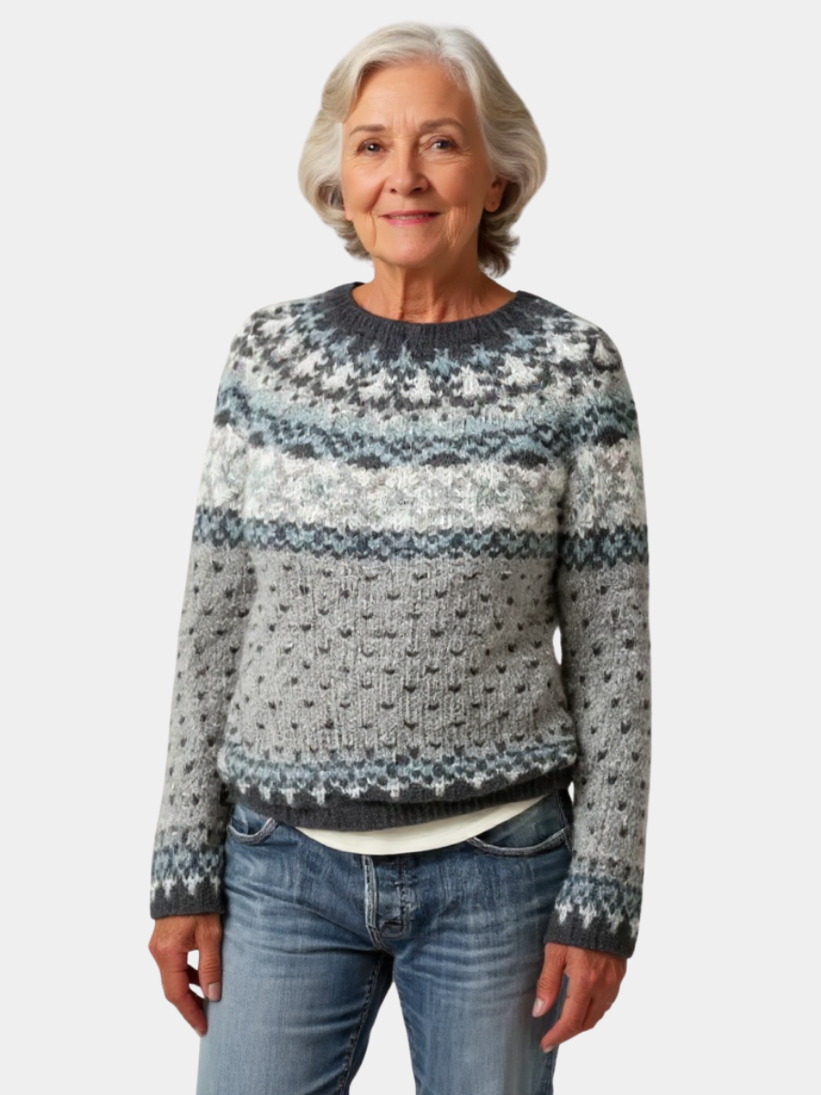 Montelle Paris™ | Pull Islandais Fait Main Amelia