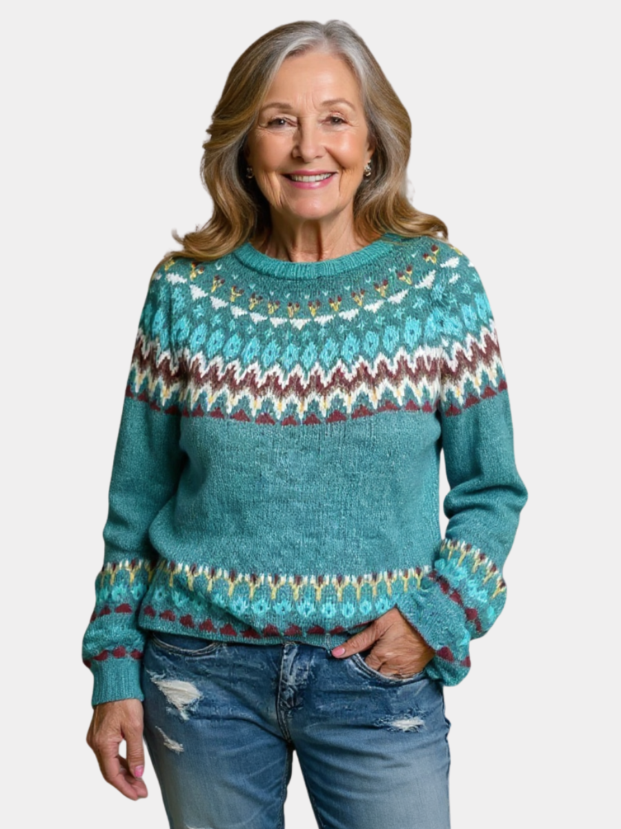 Montelle Paris™ | Pull Islandais Fait Main Meilo