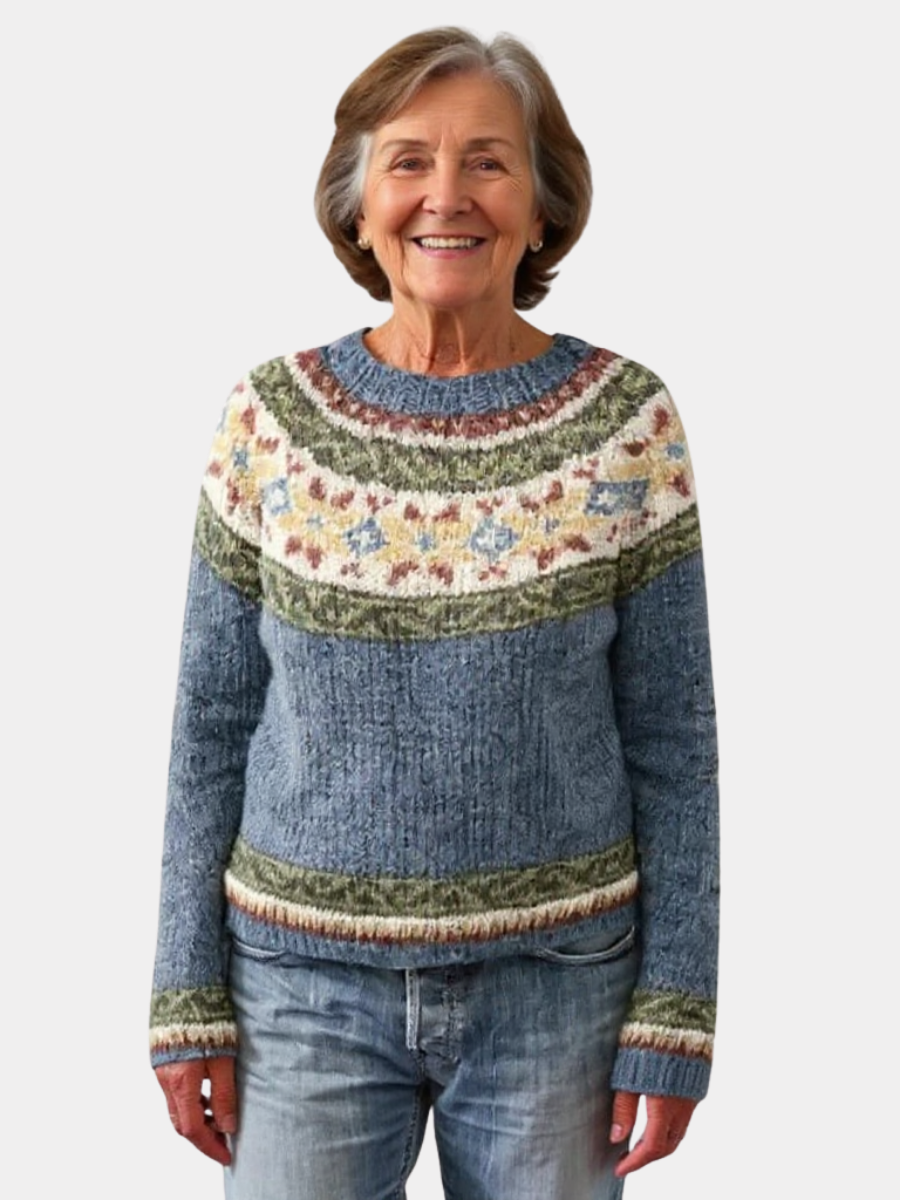 Montelle Paris™ | Pull Islandais Fait Main Camille