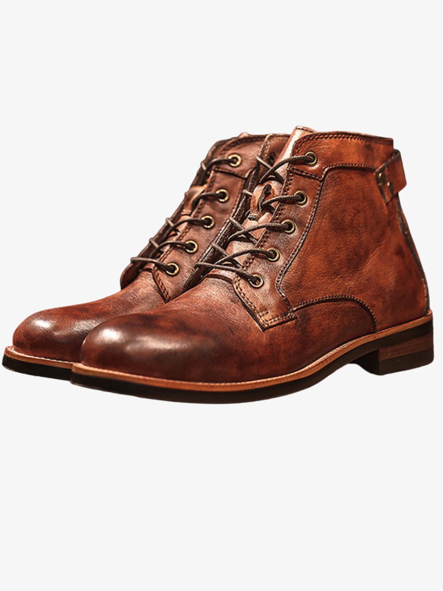 Montelle Paris™ | Bottines – Élégance robuste pour homme