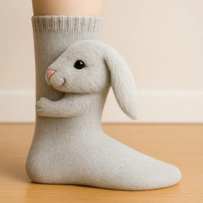 Montelle Paris Chaussettes Peluche 3D – Édition Limitée de Noël