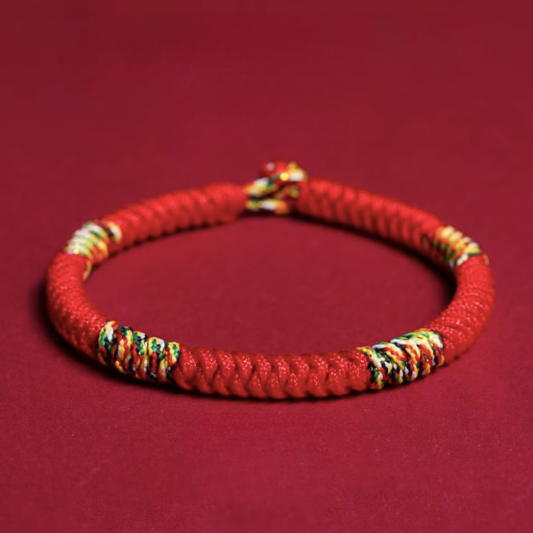 Montelle Paris™ | Bracelet “Fil Rouge du Destin” en soie