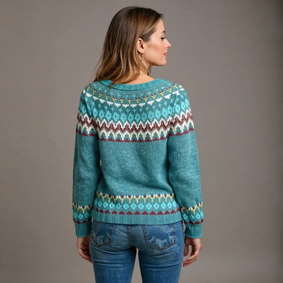 Montelle Paris™ | Pull Islandais Fait Main Meilo