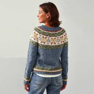 Montelle Paris™ | Pull Islandais Fait Main Camille