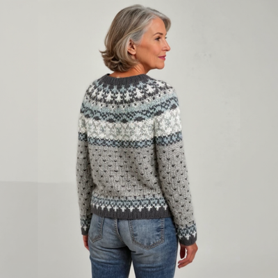 Montelle Paris™ | Pull Islandais Fait Main Amelia