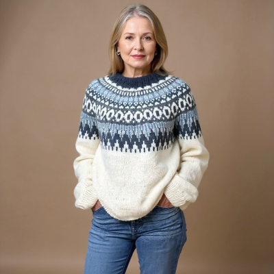 Montelle Paris™ | Pull en Laine Islandais Solena
