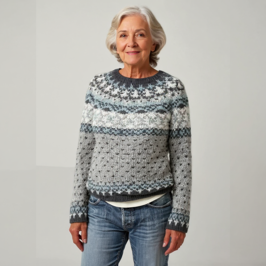 Montelle Paris™ | Pull Islandais Fait Main Amelia