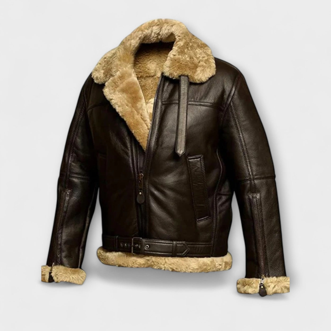 Montelle Paris™ | Veste en Cuir Iconique